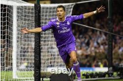 Cristiano Ronaldo Real Madrid 2016-2017 UEFA CARDIFF Final Away Jersey- Size M