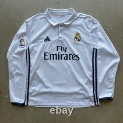 Cristiano Ronaldo Real Madrid 2016-2017 home long sleeve jersey AI5184 Size M