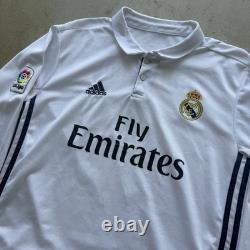 Cristiano Ronaldo Real Madrid 2016-2017 home long sleeve jersey AI5184 Size M