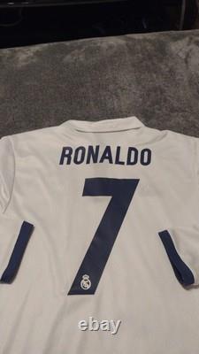 Cristiano Ronaldo Real Madrid 2016-2017 long sleeve jersey AI5184 large Adidas