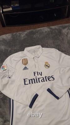 Cristiano Ronaldo Real Madrid 2016-2017 long sleeve jersey AI5184 large Adidas