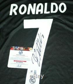 Cristiano Ronaldo Real Madrid #7 Signed Auto Authenticated Soccer Jersey Coa