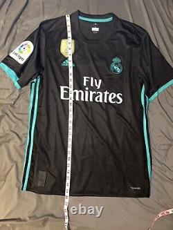 Cristiano Ronaldo Real Madrid CF 2017/2018 Away Jersey Adidas Size Large New