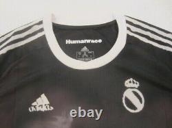 Cristiano Ronaldo Real Madrid CF La Liga HUMAN RACE Pharrell Black Soccer Jersey