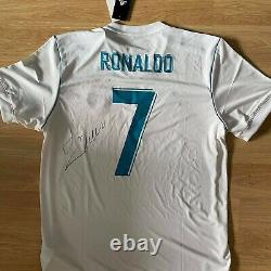 Cristiano Ronaldo Real Madrid Hand Signed Jersey With Coa