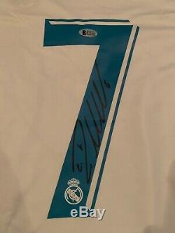 Cristiano Ronaldo Real Madrid Signed Autographed Jersey Beckett Bas Witness