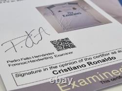 Cristiano Ronaldo Real Madrid jersey Hand Signed WithCOA +Free shipping world wide