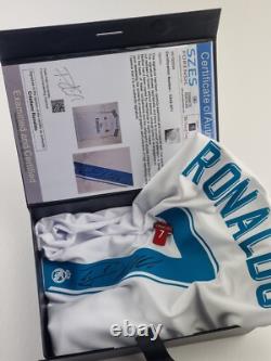 Cristiano Ronaldo Real Madrid jersey Hand Signed WithCOA +Free shipping world wide