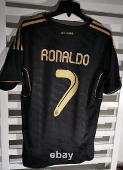 Cristiano Ronaldo Short Sleeve Jersey Away CR7 Real Madrid 2011 2012 L Size