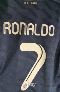 Cristiano Ronaldo Short Sleeve Jersey Away CR7 Real Madrid 2011 2012 XL Size