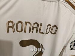 Cristiano Ronaldo Short Sleeve Jersey Home CR7 Real Madrid 2011 2012 2XL Size