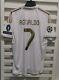 Cristiano Ronaldo Short Sleeve Jersey Home CR7 Real Madrid 2011 2012 XL Size
