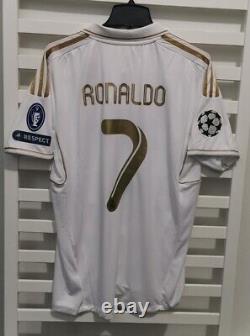 Cristiano Ronaldo Short Sleeve Jersey Home CR7 Real Madrid 2011 2012 XL Size