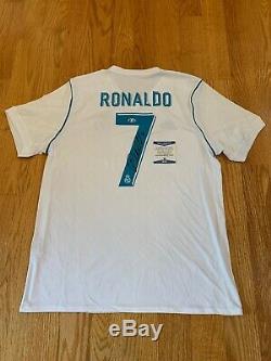 Cristiano Ronaldo Signed 2017-18 Real Madrid Soccer Jersey BAS Beckett COA