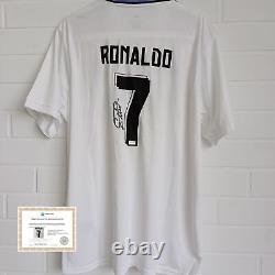 Cristiano Ronaldo Signed Autographed Real Madrid Jersey/Shirt COA