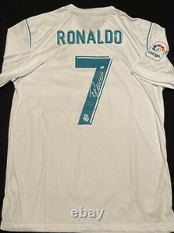 Cristiano Ronaldo Signed Real Madrid ADIDAS Jersey COA Soccer Football