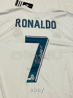 Cristiano Ronaldo Signed Real Madrid Fifa Jersey with COA