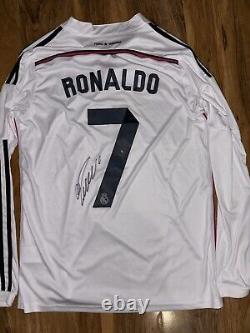 Cristiano Ronaldo Signed Real Madrid Home Shirt With Coa