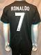 Cristiano Ronaldo Signed Real Madrid Soccer Jersey Auto BAS Beckett Blk