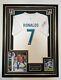 Cristiano Ronaldo of Real Madrid Autographed Signed Photo with Shirt Jersey