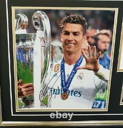 Cristiano Ronaldo of Real Madrid Autographed Signed Photo with Shirt Jersey
