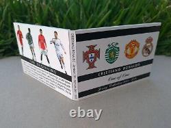 Cristiano Ronaldo rookie Card Custom Booklet 2001-2018 jersey patch