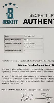Cristiano Ronaldo signed Adidas Real Madrid Jersey autograph Beckett BAS