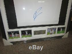 Cristiano Ronaldo signed Real Madrid jersey framed-photo proof of signing & COA