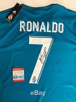 Cristiano Ronaldo signed autographed Real Madrid Football Club Soccer Jersey COA