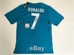 Cristiano Ronaldo signed autographed Real Madrid Football Club Soccer Jersey COA