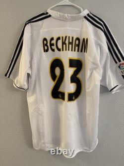 David Beckham 23 L REAL MADRID 2003 04 Home Jersey