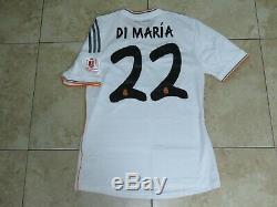 Di Maria Real Madrid Shirt Jersey Formotion Player Issue Match Un Worn Final