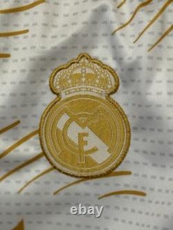 Eal Madrid 2021-22 UCL Final Paris Jersey Benzema #9 Size S Mint Condition