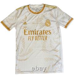 Eal Madrid 2021-22 UCL Final Paris Jersey Benzema #9 Size S Mint Condition