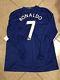 England Manchester United Jersey Player Issue Ronaldo Real Madrid EPL Shirt