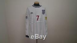 England Shirt Jersey Long L/s Beckham Manchester Milan Real Madrid