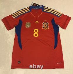 España Xavi Soccer Jersey Campeones Del Mundo 2010 Real Madrid Barcelona Mexico