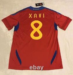 España Xavi Soccer Jersey Campeones Del Mundo 2010 Real Madrid Barcelona Mexico