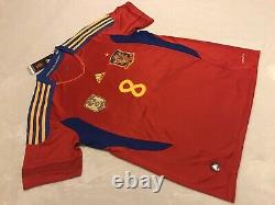 España Xavi Soccer Jersey Campeones Del Mundo 2010 Real Madrid Barcelona Mexico