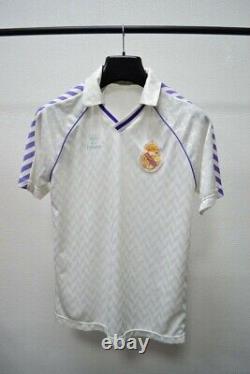 FC Real Madrid 1986-1988 Home Jersey Hummel Shirt