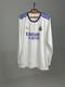 FC Real Madrid 2021-2022 Home Jersey Long Sleeve Soccer Jersey Shirt Adidas