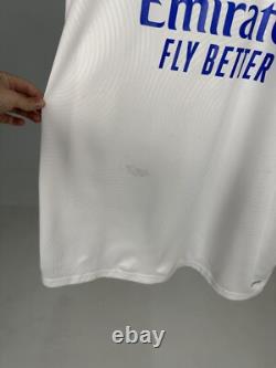 FC Real Madrid 2021-2022 Home Jersey Long Sleeve Soccer Jersey Shirt Adidas