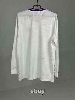 FC Real Madrid 2021-2022 Home Jersey Long Sleeve Soccer Jersey Shirt Adidas
