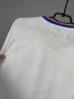 FC Real Madrid 2021-2022 Home Jersey Long Sleeve Soccer Jersey Shirt Adidas