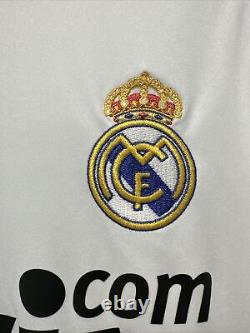 Fabio Cannavaro #5 Mens MEDIUM Real Madrid Home Vintage La Liga Jersey