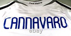 Fabio Cannavaro / Autographed Real Madrid C. F. Pro-Style Soccer Jersey / BAS