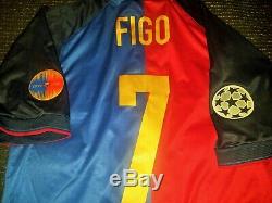 Figo Barcelona Centenary Jersey 1998 1999 Shirt Camiseta Maglia Real Madrid M