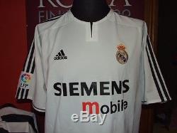 Figo Real Madrid 2003/2004 Maglia Shirt Calcio Football Maillot Jersey Soccer