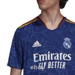 GM6775 adidas Real Madrid Men's Authentic Away Jersey 2021/22 (Size S & 2XL)