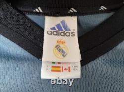 GUTI #14 REAL MADRID 2001/2002 M THIRD Jersey Camiseta Grey Shirt Adidas